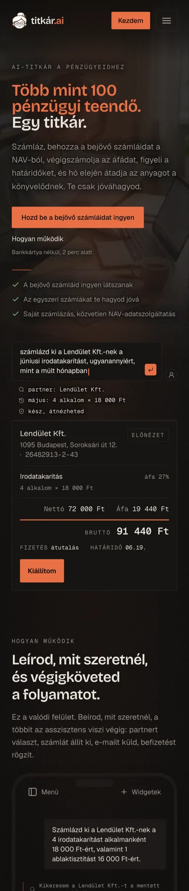 titkar.ai mobile
